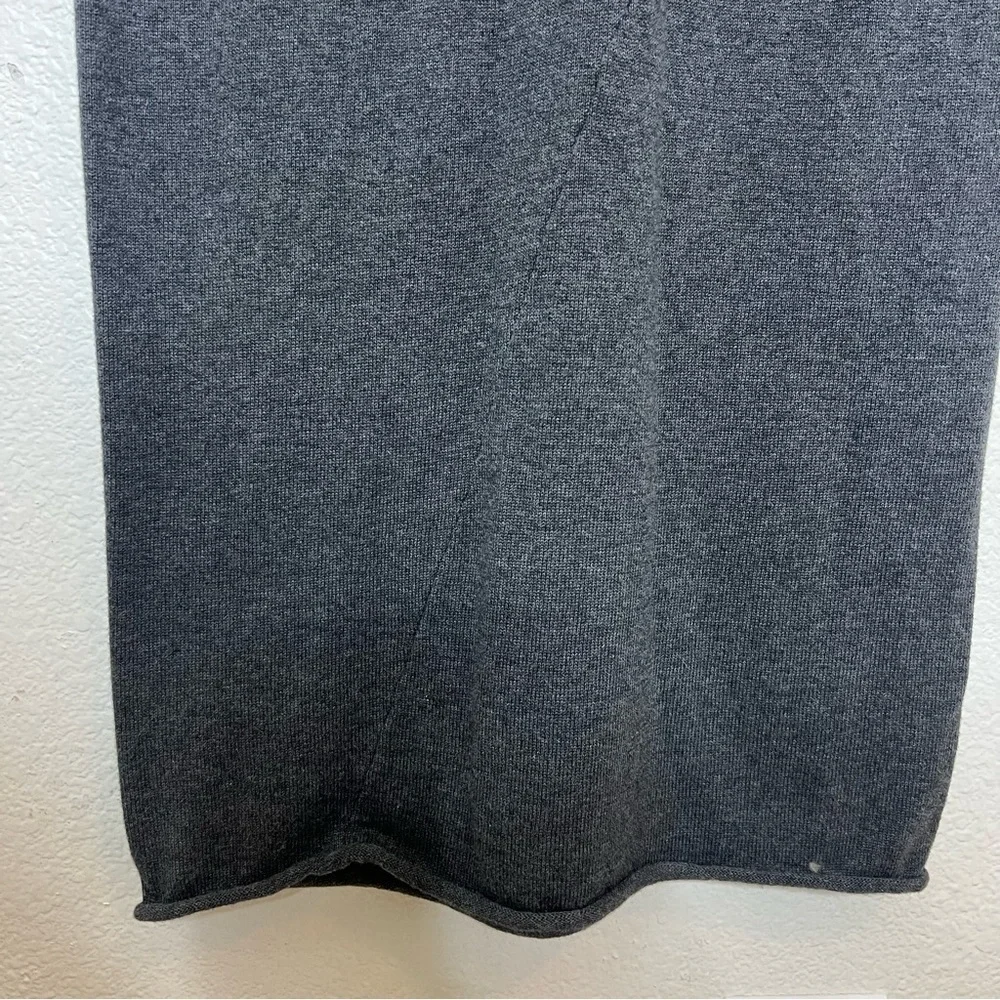 Something Navy NWT 100% Cotton Grey Sweater Dress Size S